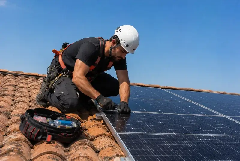 Maintenance et monitoring de panneaux solaires à Saint-Urcisse