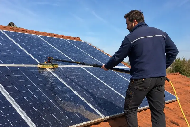 Nettoyage et entretien de panneaux solaires à Saint-Urcisse